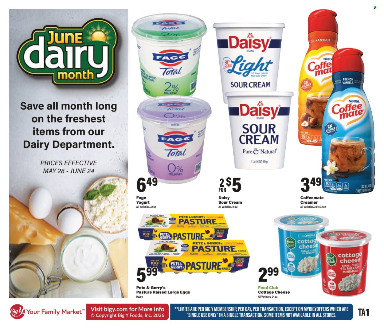 Big Y ad - 05/28/2026 - 06/24/2026. Page 1
