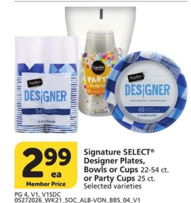 Signature SELECT® Designer Plates, Bowls or Cups