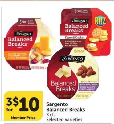Sargento Balanced Breaks