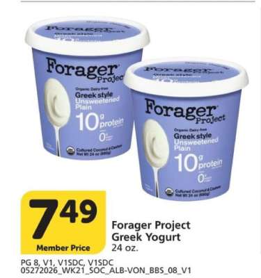 Forager Project Greek Yogurt