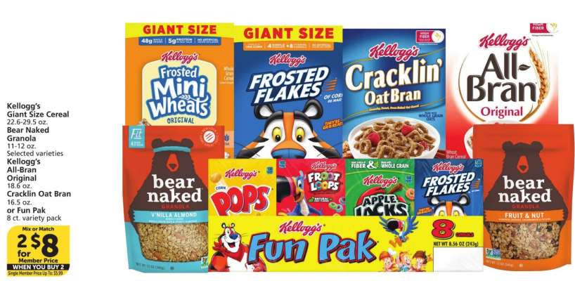 Kellogg's Giant Size Cereal