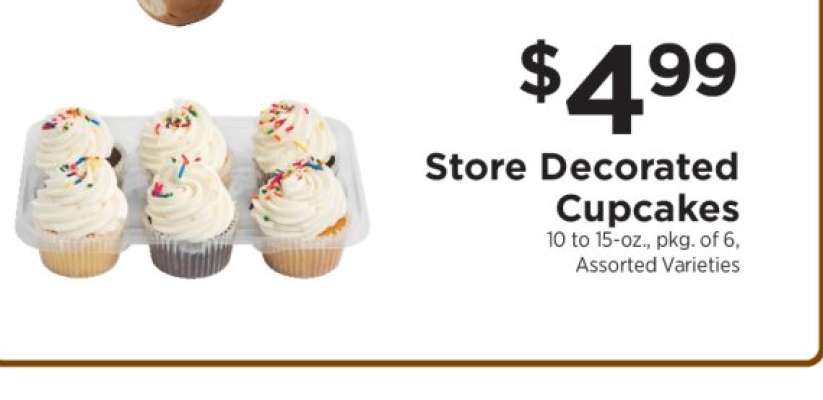 Store Decorated Cupcakes