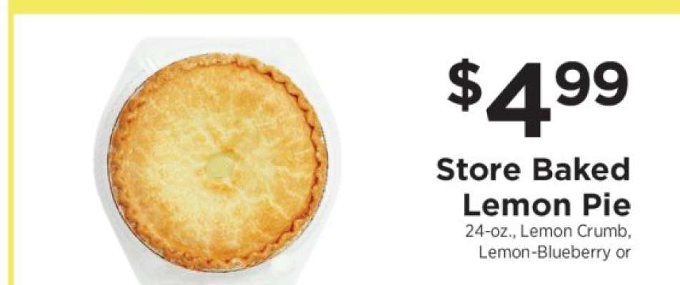 Store Baked Lemon Pie
