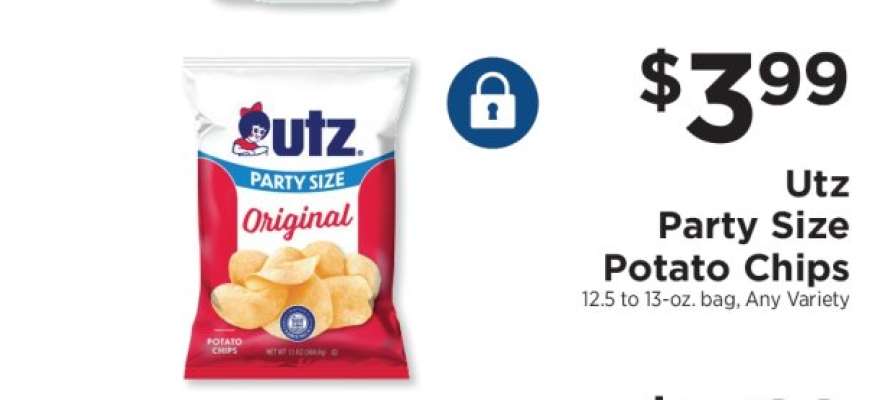 Utz Party Size Potato Chips