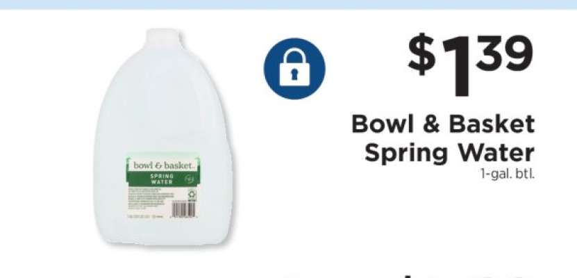 Bowl & Basket Spring Water