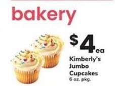 Kimberly's Jumbo Cupcakes