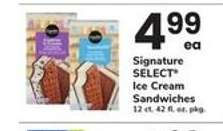 Signature SELECT Ice Cream Sandwiches
