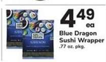 Blue Dragon Sushi Wrapper
