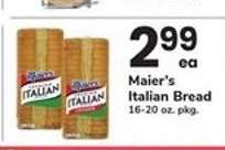 Maier's Italian Bread