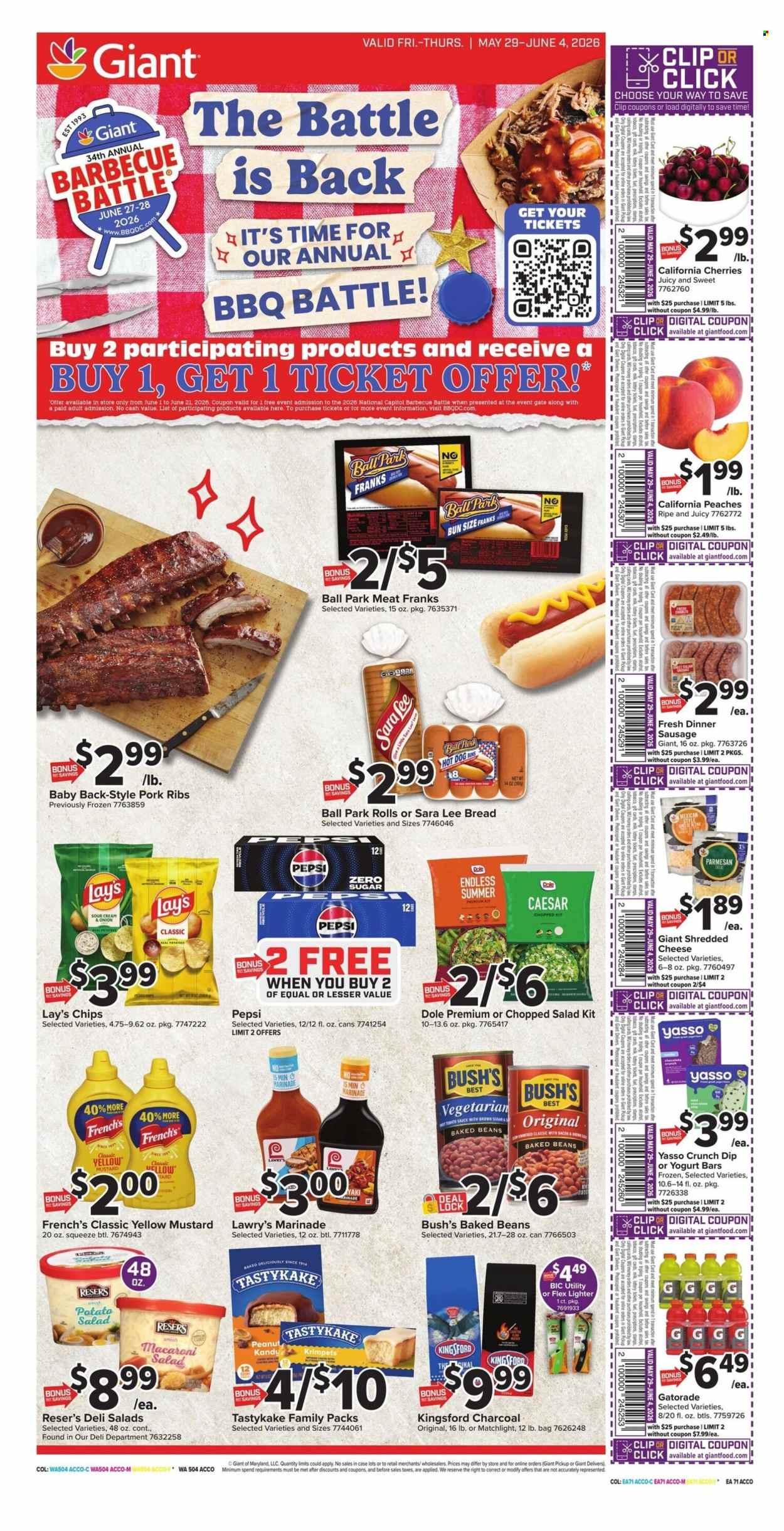 Giant Food ad - 05/29/2026 - 06/04/2026. Page 1