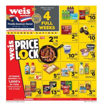 Weis Flyer - 05/21/2026 - 06/17/2026.