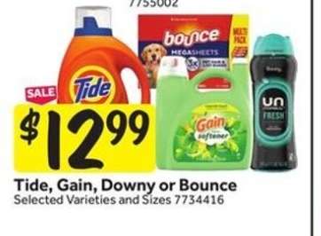 Tide, Gain, Downy or Bounce