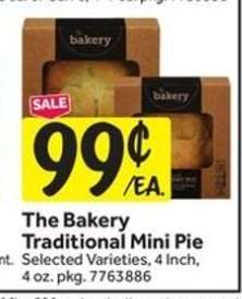 The Bakery Traditional Mini Pie