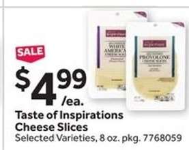 Taste of Inspirations Cheese Slices
