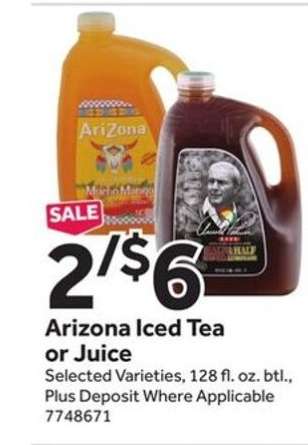 Arizona Iced Tea or Juice