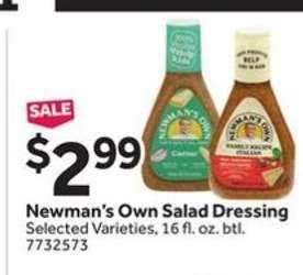 Newman's Own Salad Dressing