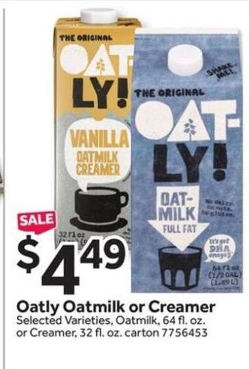 Oatly! Oatmilk or Creamer