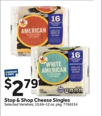 Stop & Shop Cheese Singles