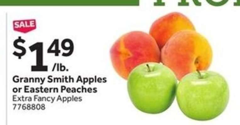 Granny Smith Apples or Eastern Peaches