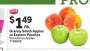 Granny Smith Apples or Eastern Peaches