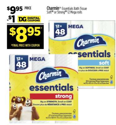Charmin Essentials Bath Tissue*