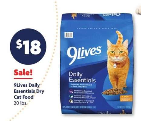 9Lives Daily Essentials Dry Cat Food