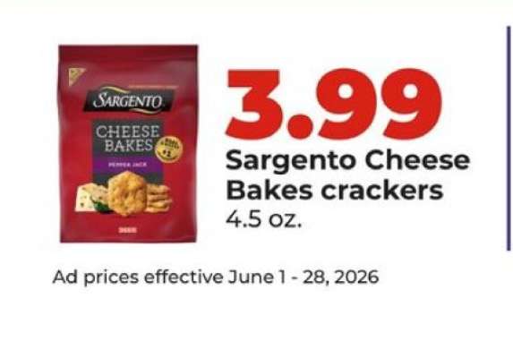 Sargento Cheese Bakes crackers