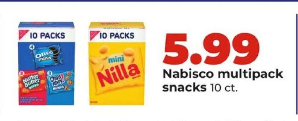 Nabisco multipack snacks