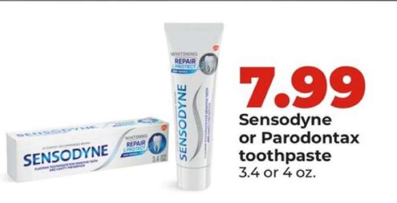 Sensodyne or parodontax Toothpaste