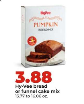 Hy-Vee bread or funnel cake mix