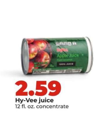 Hy-Vee juice