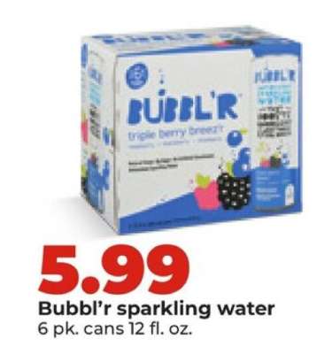 Bubbl'r sparkling water