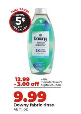 Downy fabric rinse
