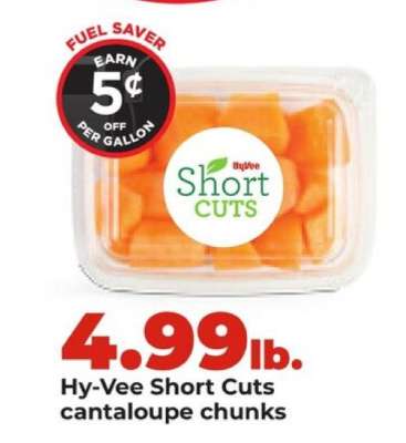Hy-Vee Short Cuts cantaloupe chunks