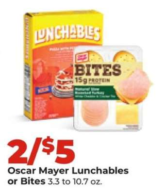Oscar Mayer Lunchables or Bites