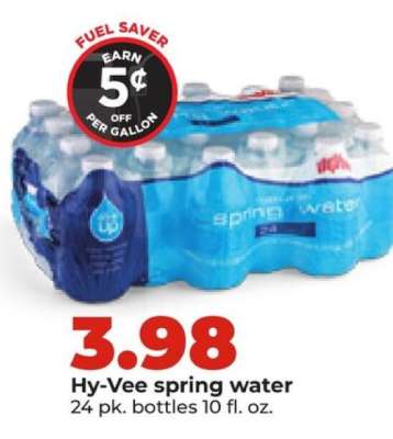 Hy-Vee spring water
