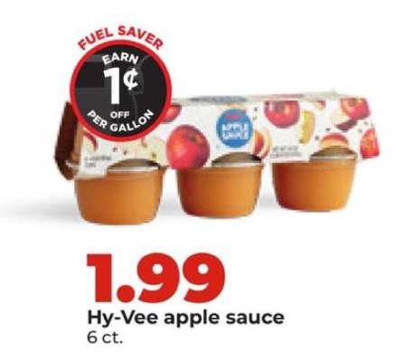 Hy-Vee apple sauce