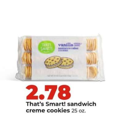 That's Smart! sandwich crème cookies
