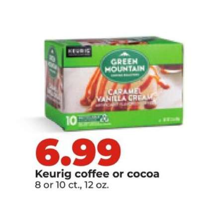 Keurig coffee or cocoa
