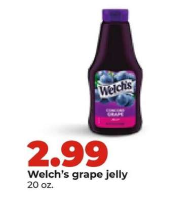 Welch’s grape jelly