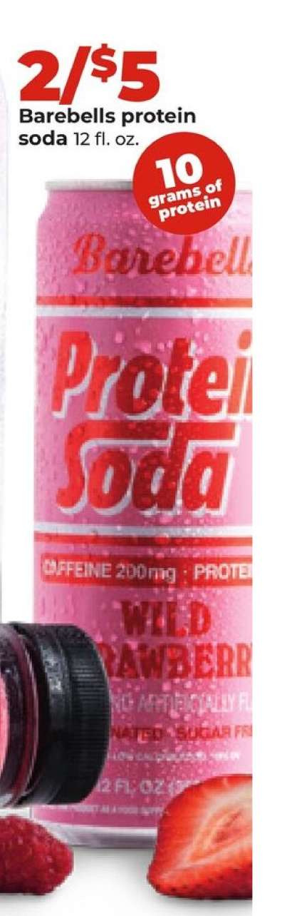 Barebells protein soda