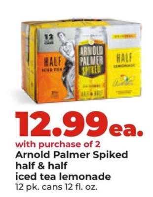 Arnold Palmer Spiked half & half iced tea lemonade