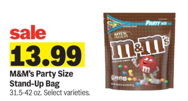 M&M'S Party Size Stand-Up Bag