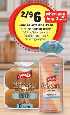 Sara Lee Artesano Bread