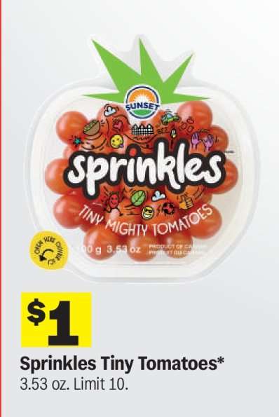 Sprinkles Tiny Tomatoes