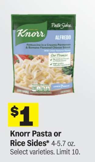 Knorr Pasta or Rice Sides