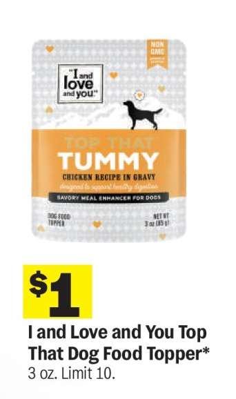 I and Love and You Top That Dog Food Topper