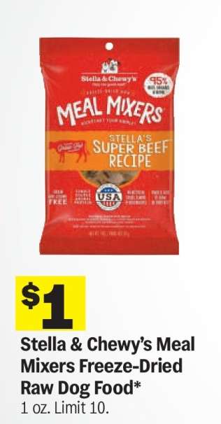 Stella & Chewy’s Meal Mixers Freeze-Dried Raw Dog Food
