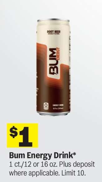 Bum energy drink
