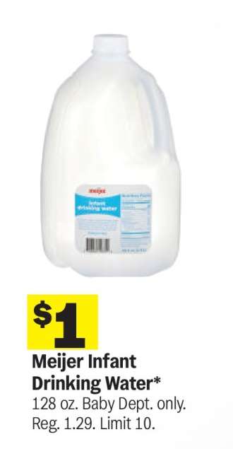 Meijer Infant Drinking Water*
